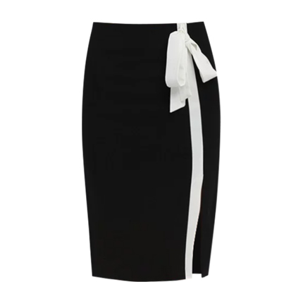 shop Bow Tie White Striped Black Skirt online shop Bow Tie White Striped Black Skirt online