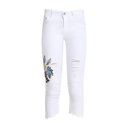 shop online Rise To The Rose Faded White Denims shop online Rise To The Rose Faded White Denims