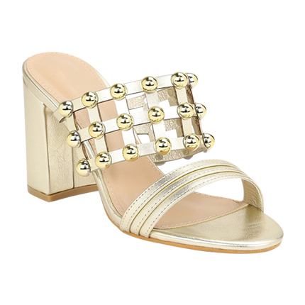 mft couture chunky heels with ankle loop
