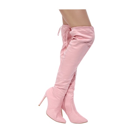 pink knee high timberland boots