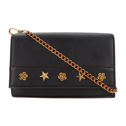 shop online Thank Your Star Flower Black Sling Bag shop online Thank Your Star Flower Black Sling Bag
