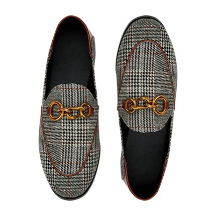 shop Metal Detail Houndstooth Flats online shop Metal Detail Houndstooth Flats online