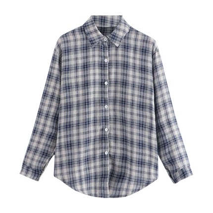 shop Curved Hem Checked Shirt online shop Curved Hem Checked Shirt online