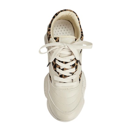 shop Leopard Print Detail Lace-Up Trainers online shop Leopard Print Detail Lace-Up Trainers online