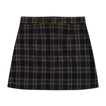 shop Zip Back Plaid Skirt online shop Zip Back Plaid Skirt online