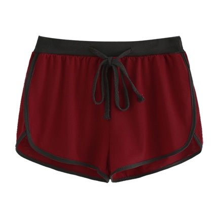 shop Drawstring Waist Ringer Shorts online shop Drawstring Waist Ringer Shorts online