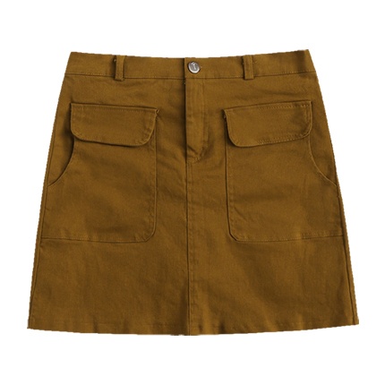shop Dual Pocket Solid Skirt online shop Dual Pocket Solid Skirt online