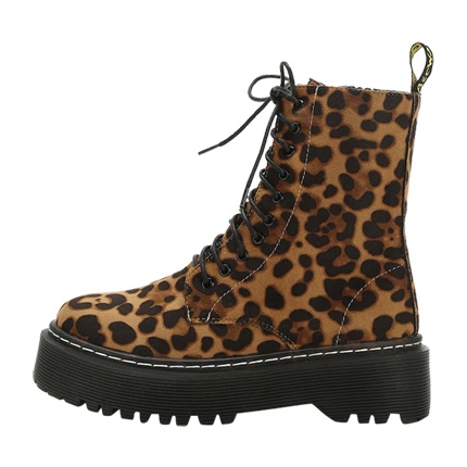 shop Leopard Print Lace-Up Boots online shop Leopard Print Lace-Up Boots online