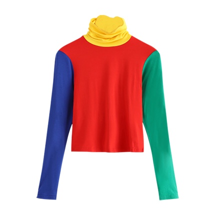 shop Cut And Sew High Neck Tee online shop Cut And Sew High Neck Tee online