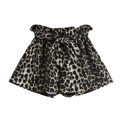 shop Tie Waist Leopard Shorts online shop Tie Waist Leopard Shorts online