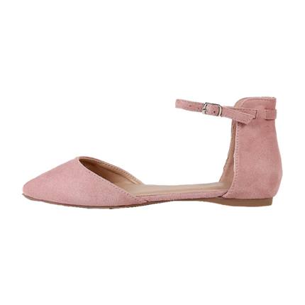 shop Faux Suede Pointed Toe Dorsay Flats online shop Faux Suede Pointed Toe Dorsay Flats online