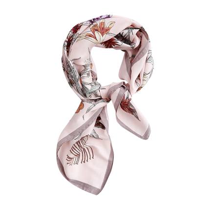shop Flower Print Satin Bandana online shop Flower Print Satin Bandana online