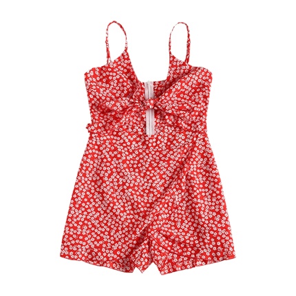 shop Floral Print Cut Out Cami Romper online shop Floral Print Cut Out Cami Romper online