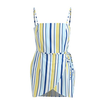 shop Overlap Striped Slip Dress online shop Overlap Striped Slip Dress online