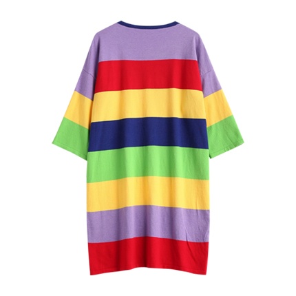 shop Colorful Stripes Sweater Mini Dress online shop Colorful Stripes Sweater Mini Dress online