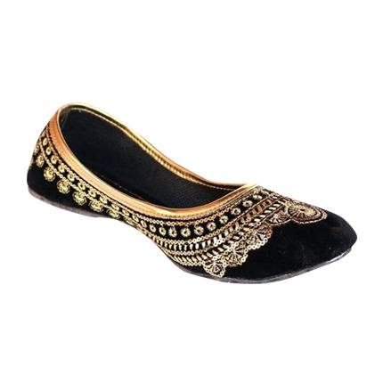 shop online Red Choice Collection Black & Golden Women's Juti shop online Red Choice Collection Black & Golden Women's Juti