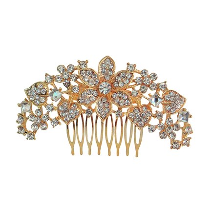 shop VOGUE New Rose Gold Colour Wedding Party Fancy Comb online shop VOGUE New Rose Gold Colour Wedding Party Fancy Comb online