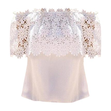 shop online Imported Women Summer Lace Vest Top Sleeveless Casual Tank Blouse Tops T-Shirt S shop online Imported Women Summer Lace Vest Top Sleeveless Casual Tank Blouse Tops T-Shirt S