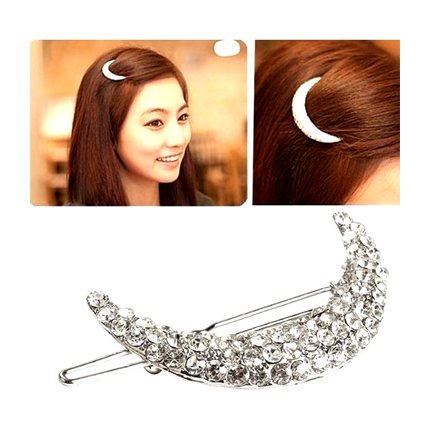 shop Bridal Wedding Jewelry Small Moon Style Full Crystal Rhinestone Hair Clip online shop Bridal Wedding Jewelry Small Moon Style Full Crystal Rhinestone Hair Clip online