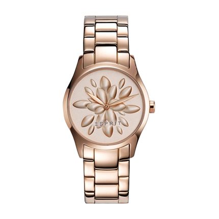 esprit ladies watch rose gold