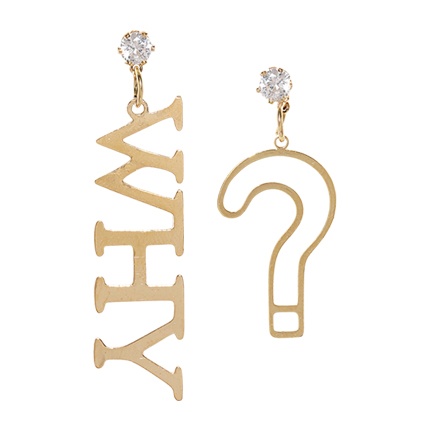shop Ayesha Gold-Toned Mismatch Drop Earrings online shop Ayesha Gold-Toned Mismatch Drop Earrings online