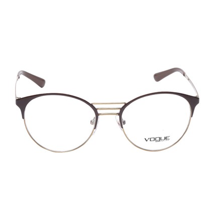 shop online Vogue Women Brown & Gold-Toned Oval Frames 0VO404399751 shop online Vogue Women Brown & Gold-Toned Oval Frames 0VO404399751
