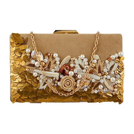 shop Tarusa Beige & Gold-Toned Solid Clutch online shop Tarusa Beige & Gold-Toned Solid Clutch online