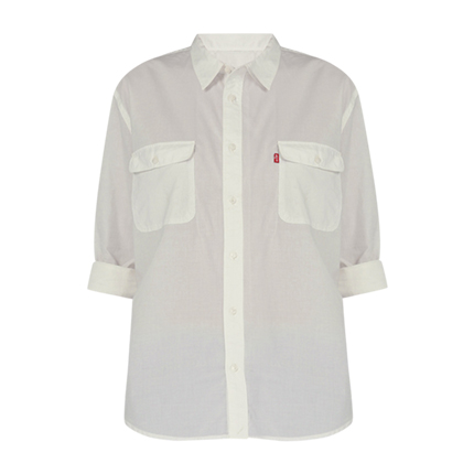 shop Levis Women White Boxy Solid Casual Shirt online shop Levis Women White Boxy Solid Casual Shirt online