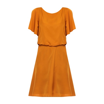 shop online Zima Leto Women Mustard Yellow Blouson Dress shop online Zima Leto Women Mustard Yellow Blouson Dress