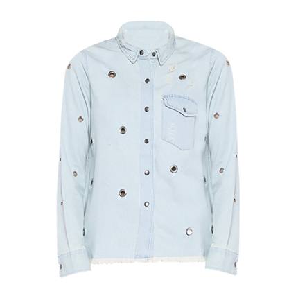 shop online Light Blue Washed Shirt shop online Light Blue Washed Shirt