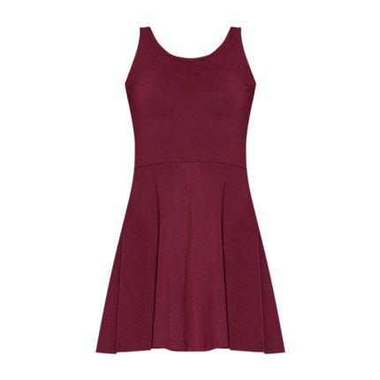 miss chase maroon dress