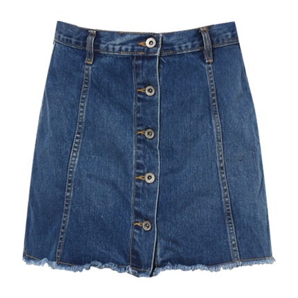 shop online Blue Washed Pencil Skirt shop online Blue Washed Pencil Skirt
