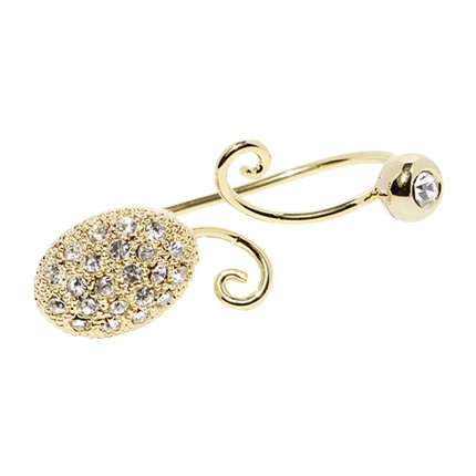 shop Tipsyfly Gold-Toned Embellished Dual-Finger Ring online shop Tipsyfly Gold-Toned Embellished Dual-Finger Ring online