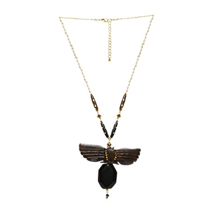 shop Anouk Brown/Black Metal Necklace online shop Anouk Brown/Black Metal Necklace online
