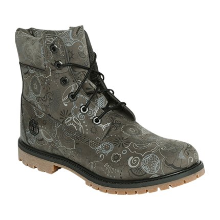 Style and Timberland Women Olive Green Printed 6IN PREM High-Top Boots footwear | Sociomix