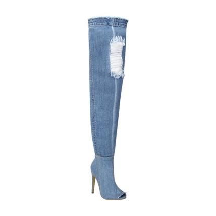 shop Truffle Collection Women Blue Solid Heeled Boots online shop Truffle Collection Women Blue Solid Heeled Boots online