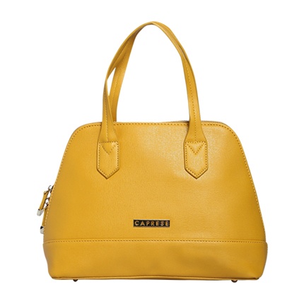 Style and compare Caprese Toni Yellow Small Satchel Bag | bags | Sociomix