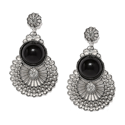 shop online Anouk Silver & Black Earrings shop online Anouk Silver & Black Earrings