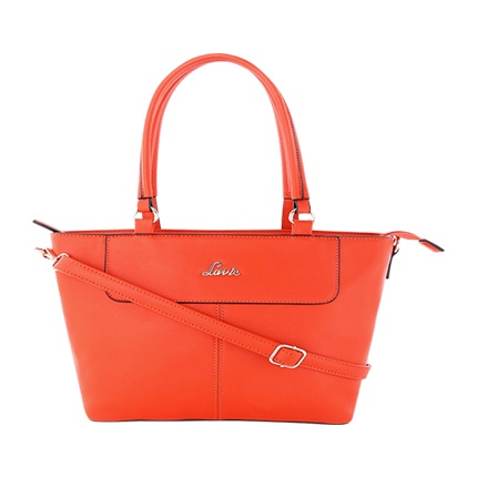 shop Lavie Orange Solid Tote Bag online shop Lavie Orange Solid Tote Bag online