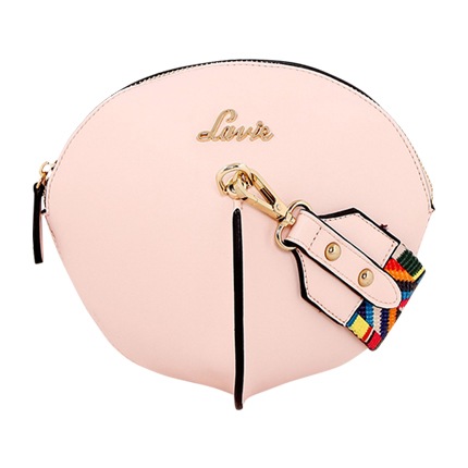 lavie pink solid shoulder bag