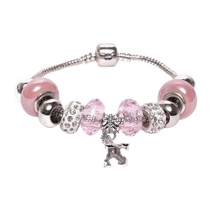 shop Jewels Galaxy Silver/Pink Brass Bracelet online shop Jewels Galaxy Silver/Pink Brass Bracelet online