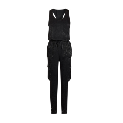 shop online Black Satin Jumpsuit shop online Black Satin Jumpsuit