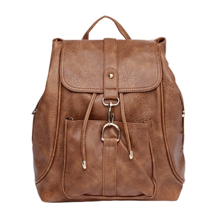 shop DressBerry Women Brown Backpack online shop DressBerry Women Brown Backpack online