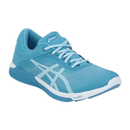 asics fuzex rush blue running shoes
