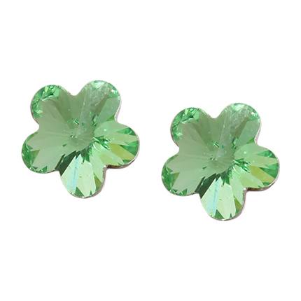 shop online Yellow Chimes Green Floral Swarovski Studs shop online Yellow Chimes Green Floral Swarovski Studs