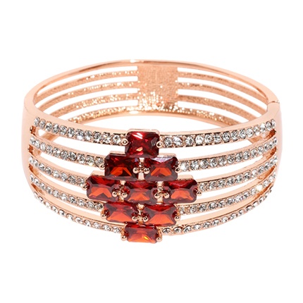 shop Yellow Chimes Rose-Gold & Red Brass Gold-Plated Link Bracelet online shop Yellow Chimes Rose-Gold & Red Brass Gold-Plated Link Bracelet online