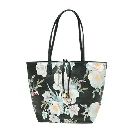 shop DressBerry Black Printed Tote Bag online shop DressBerry Black Printed Tote Bag online