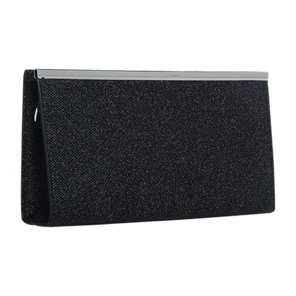 shop Dorothy Perkins Black Shimmer Bar Top Clutch online shop Dorothy Perkins Black Shimmer Bar Top Clutch online