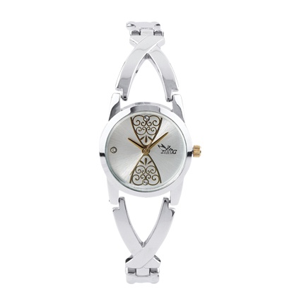shop online ILINA Women Silver-Toned Dial Watch shop online ILINA Women Silver-Toned Dial Watch