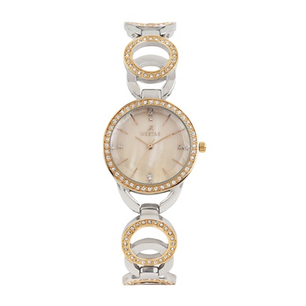 shop online Westar Women Pearly Peach-Coloured Dial Watch shop online Westar Women Pearly Peach-Coloured Dial Watch